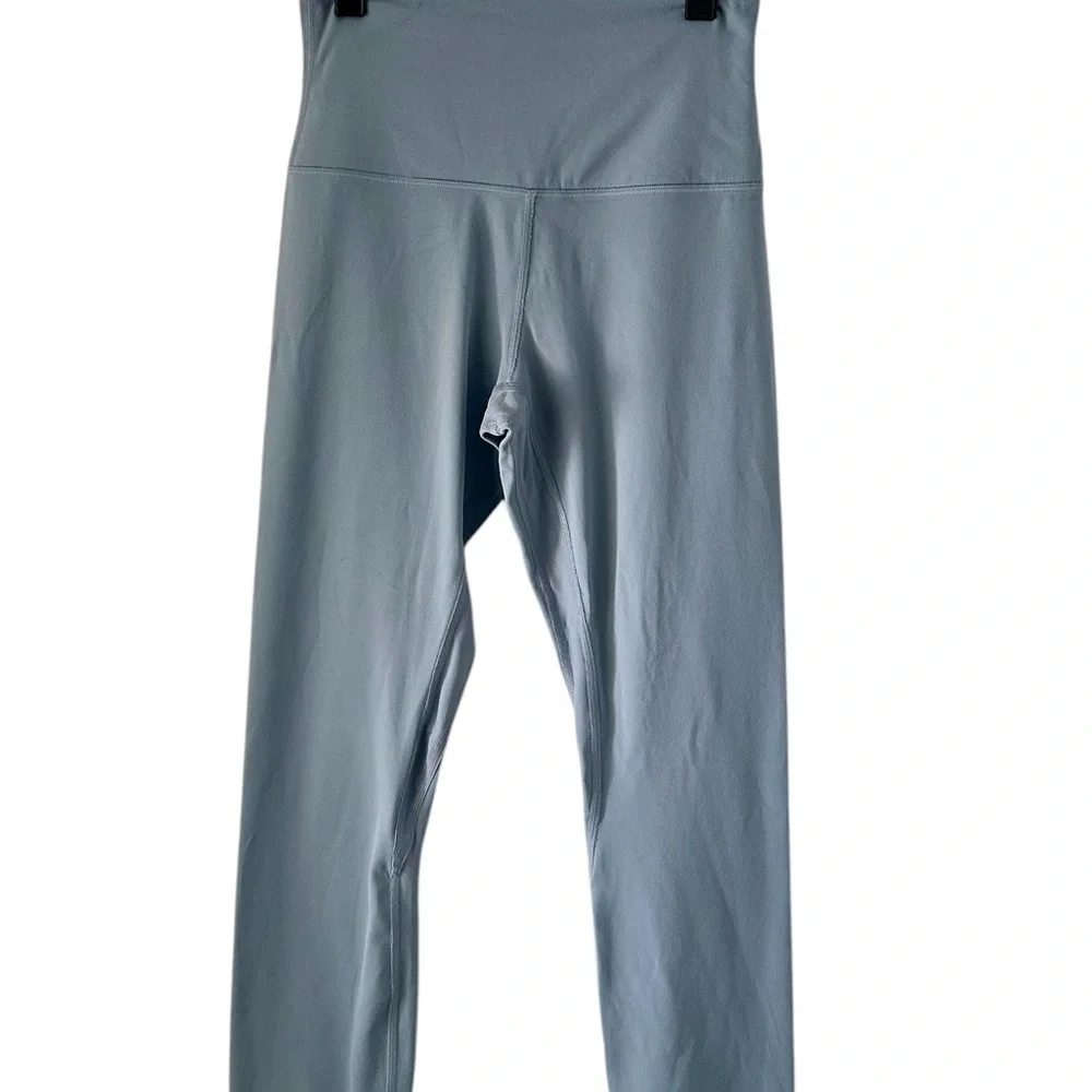 Lululemon High-Waisted Leggings - Pwbe Powder Blue Size 4 - Picture 4 of 13